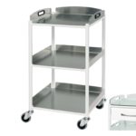Dressing Trolley – 46cm – 3 Stainless Steel Trays