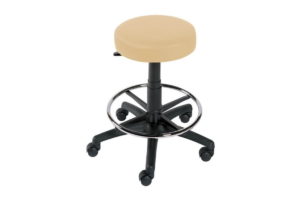 Gas Lift Stool with Footring and 5 Castor Base