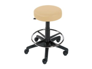Gas Lift Stool with Footring and 5 Castor Base