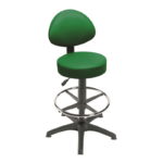 Gas Lift Stool with Footring and 5 Glides
