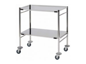 Instrument Trolley - Removable Reversible Shelves