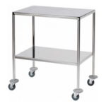 Instrument Trolley with 2 Fixed Shelves