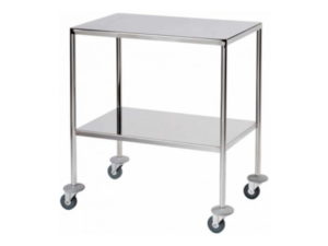 Instrument Trolley with 2 Fixed Shelves