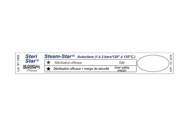 Test for Autoclave - Steam Star Indicator - Before